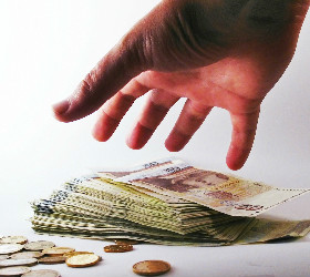 taking bribes